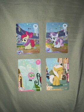 My Little Pony Holographic Star Trading Cards - SR & R